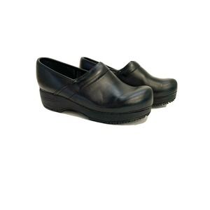 Skechers Leather Clog SLIP Resistant All Day Sz 8